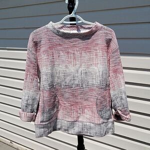 Anthropologie Postmark etched sunset sweatshirt size XS